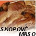 Jehla se skopov�m masem, broskvemi a slaninou